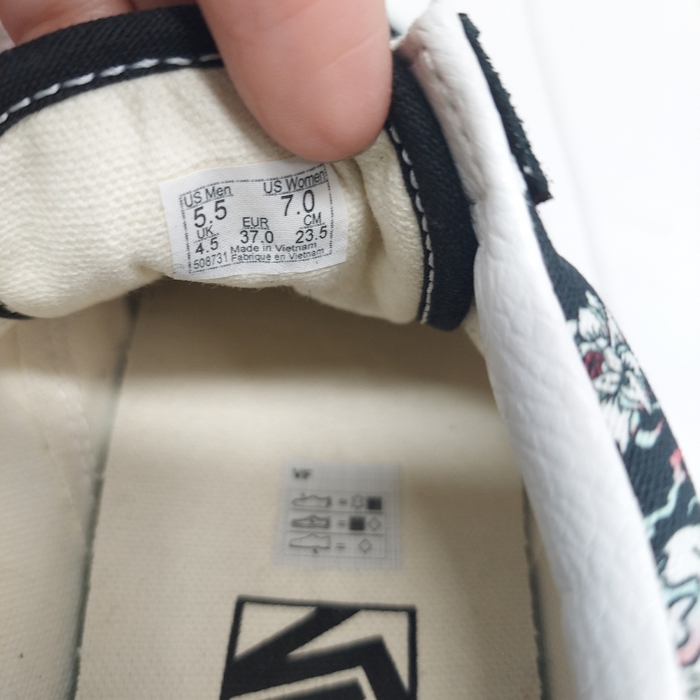 vans old skool skull black white sneaker shoes - Picture 7 of 14
